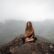 Woman meditating